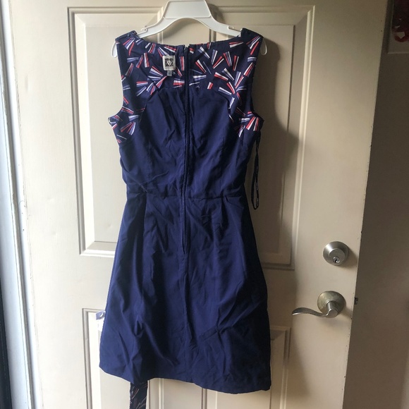 Anne Klein design abstract Sleeveless. Size 6 Dress. - Picture 9 of 12